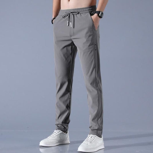 Buy1 Get 1 Free PREMIUM MEN'S HIGH STRETCH SKINNY LYCRA PANTS(Black & Gray)